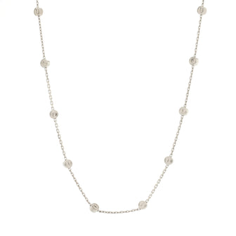 Cartier Love Station Necklace 18K White Gold