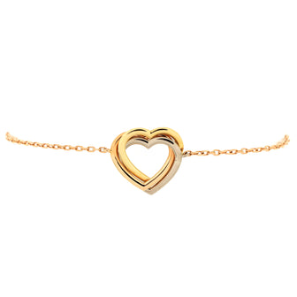 Cartier Trinity de Cartier Heart Bracelet 18K Tricolor Gold