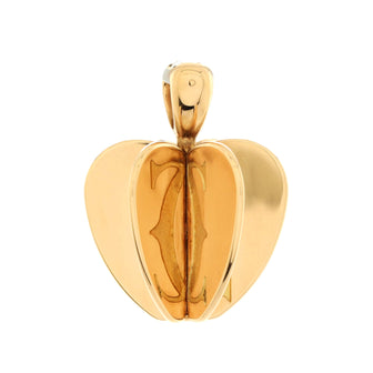 Cartier Golden Apple Pendant Necklace 18K Yellow Gold