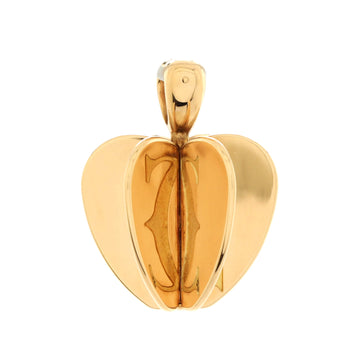Cartier Golden Apple Pendant Necklace 18K Yellow Gold
