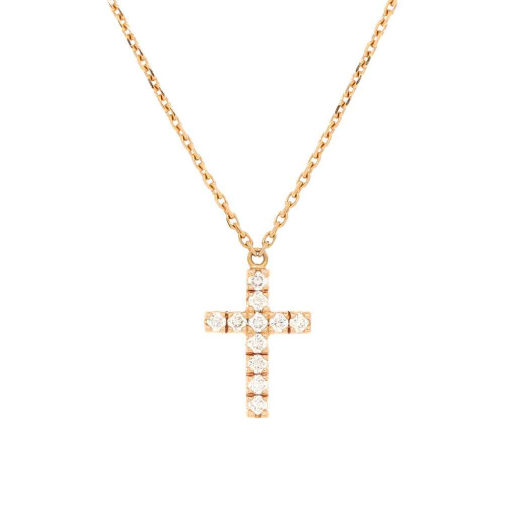 Cartier cross necklace gold Clearance