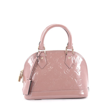 Louis Vuitton Alma Handbag Monogram Vernis BB Pink 2146404