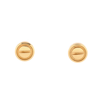 Cartier Love Stud Earrings 18K Yellow Gold