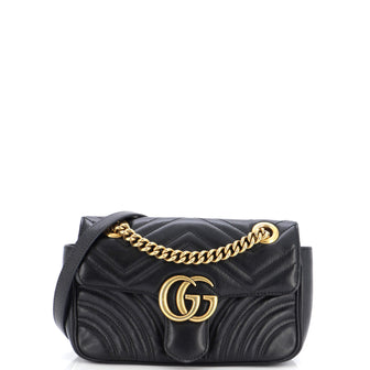 Gucci GG Marmont Flap Bag Matelasse Leather Mini