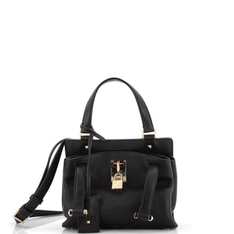 Valentino Garavani Joy Lock Top Handle Bag Leather Small