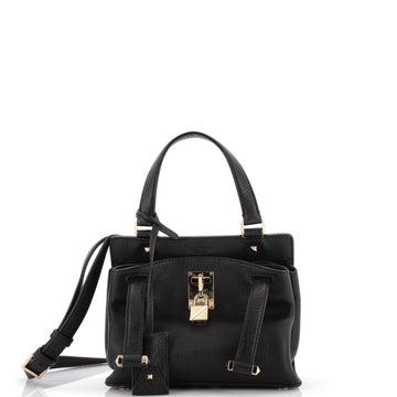 Valentino Garavani Joy Lock Top Handle Bag Leather Small