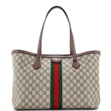 Gucci Ophidia Shopping Tote GG Coated Canvas Medium