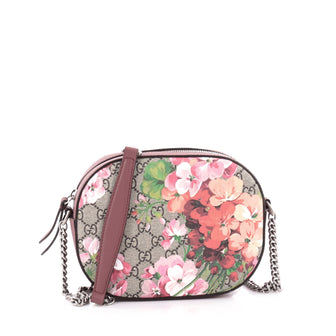 Gucci Chain Crossbody Bag Blooms Print GG Coated Canvas 2146901