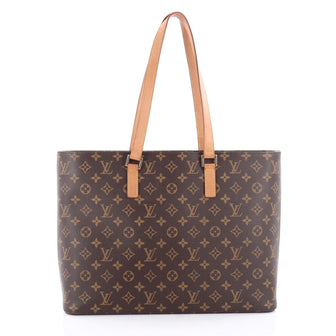 Louis Vuitton Luco Handbag Monogram Canvas Brown 2147001