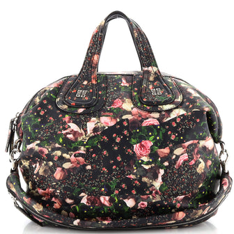 Givenchy Nightingale Satchel Printed Leather Medium