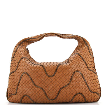 Bottega Veneta Veneta Hobo Intrecciato Nappa with Chain Detail Large