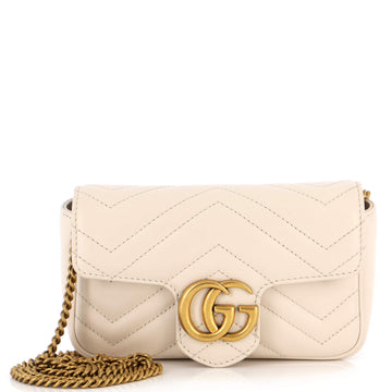 Gucci GG Marmont Flap Bag Matelasse Leather Super Mini
