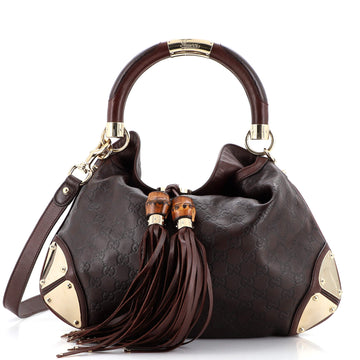 Gucci Indy Hobo Guccissima Leather Medium