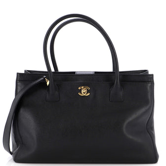 Chanel Cerf Executive Tote Leather Medium
