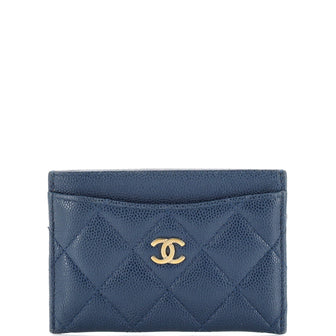 Chanel Classic Card Holder Quilted Caviar