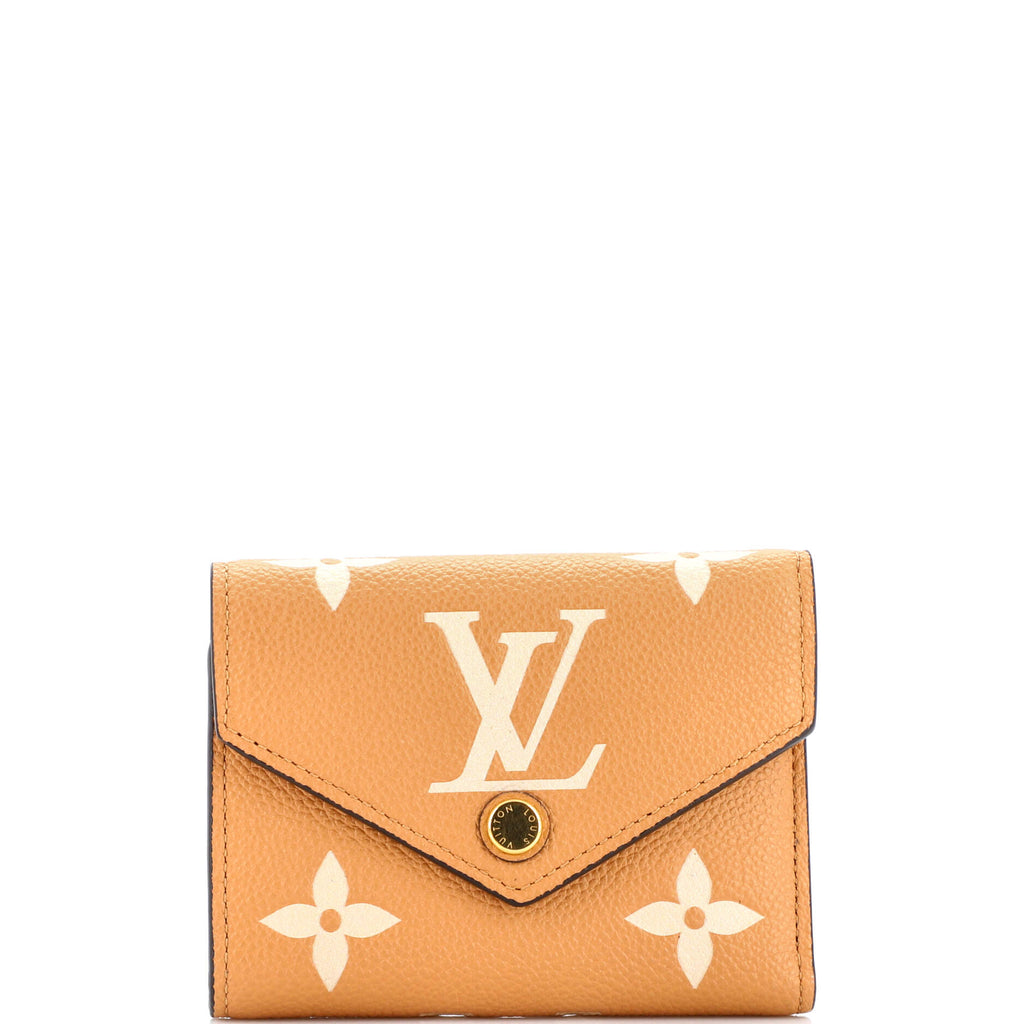 Louis Vuitton Victorine Wallet Bicolor Monogram Empreinte Giant Neutral  2147832