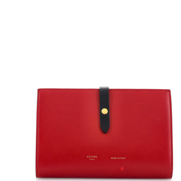 Celine Multifunction Strap Wallet Leather Large