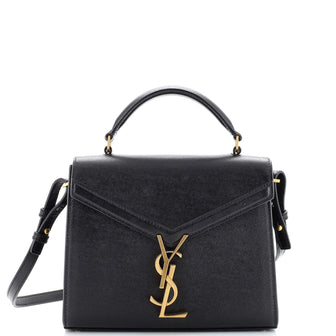 Saint Laurent Cassandra Top Handle Bag Leather Mini