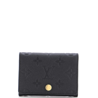 Business Card Holder Monogram Empreinte Leather - Wallets and Small Leather  Goods