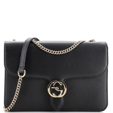 Gucci Interlocking Shoulder Bag (Outlet) Leather Medium