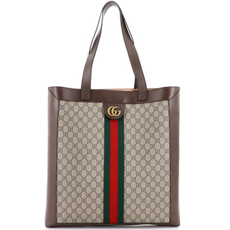 Gucci Ophidia Soft Open Tote GG Coated Canvas Large