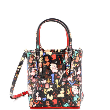 Christian Louboutin Cabata Tote Printed Patent Mini