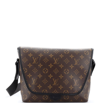 Louis Vuitton Magnetic Messenger Bag Macassar Monogram Canvas