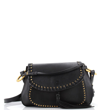 Chloe Hudson Double Carry Bag Studded Leather Medium