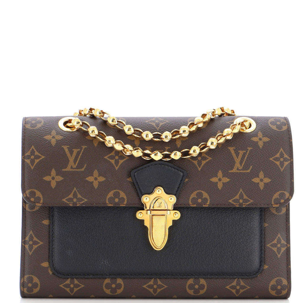 Louis Vuitton - Authenticated Victoire Handbag - Cloth Black Plain For Woman, Never Worn