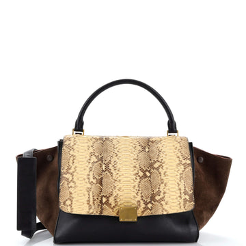 Celine Trapeze Bag Python Medium