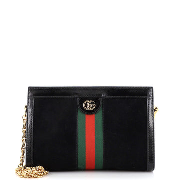 Gucci Ophidia Chain Shoulder Bag Suede Small