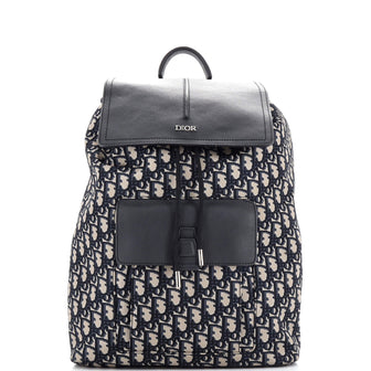 Christian Dior Motion Backpack Oblique Nylon with Leather Medium