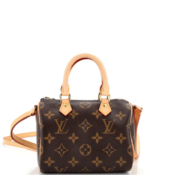 Louis Vuitton Speedy Bandouliere Bag Monogram Canvas Nano