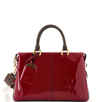 Louis Vuitton Miroir Handbag Vernis with Monogram Canvas