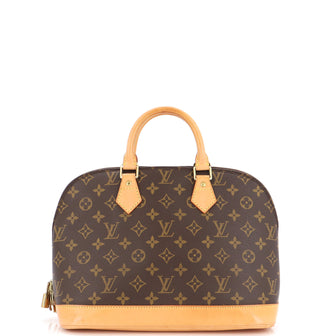 Louis Vuitton Vintage Alma Handbag Monogram Canvas PM
