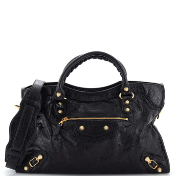 Balenciaga City Giant Studs Bag Leather Medium