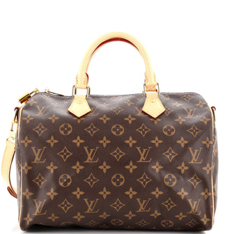 Louis Vuitton Speedy Bandouliere Bag Monogram Canvas 30
