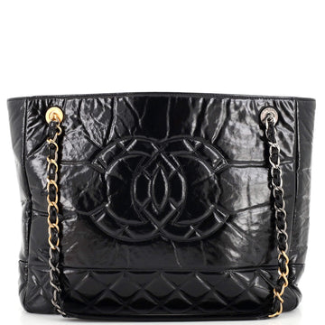 Chanel Timeless CC Chain Shopping Tote Glazed Calfskin Medium