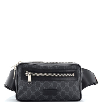 Gucci Soft Zip Belt Bag GG Coated Canvas Small