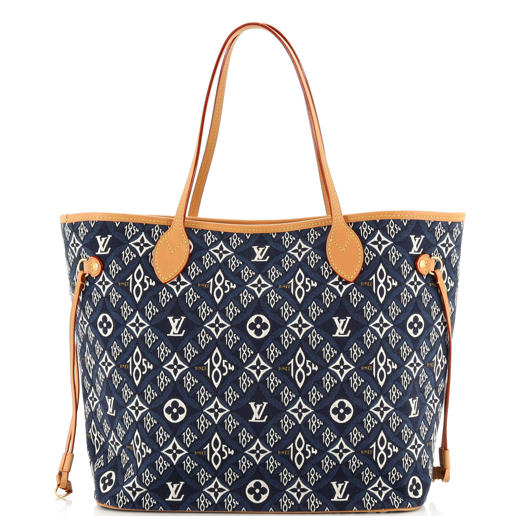 Louis Vuitton Jacquard 1854 MM Neverfull Gray