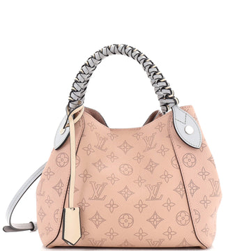Louis Vuitton Braided Handle Hina Handbag Mahina Leather PM