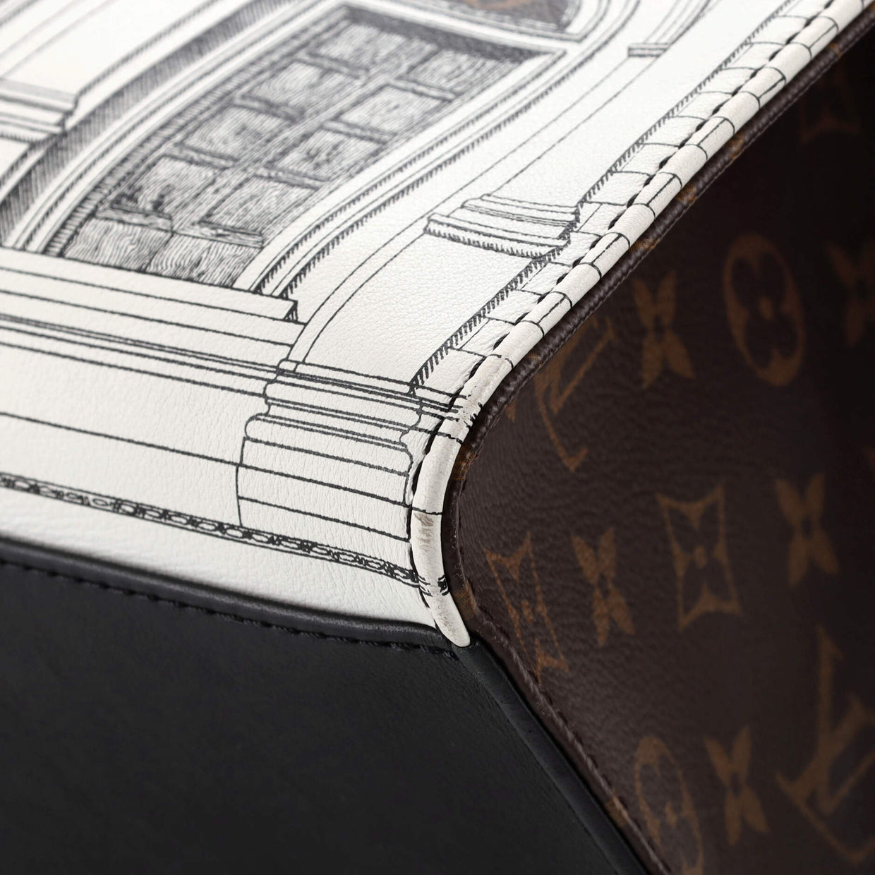 Louis Vuitton OnTheGo Tote Limited Edition Fornasetti Architettura