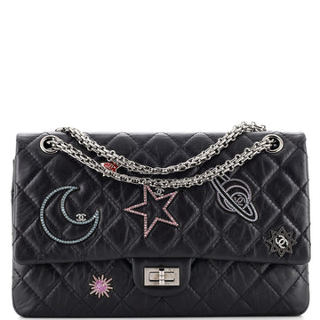 Chanel Space Charms Reissue 2.55 Flap Bag Quilted Aged Calfskin 226
