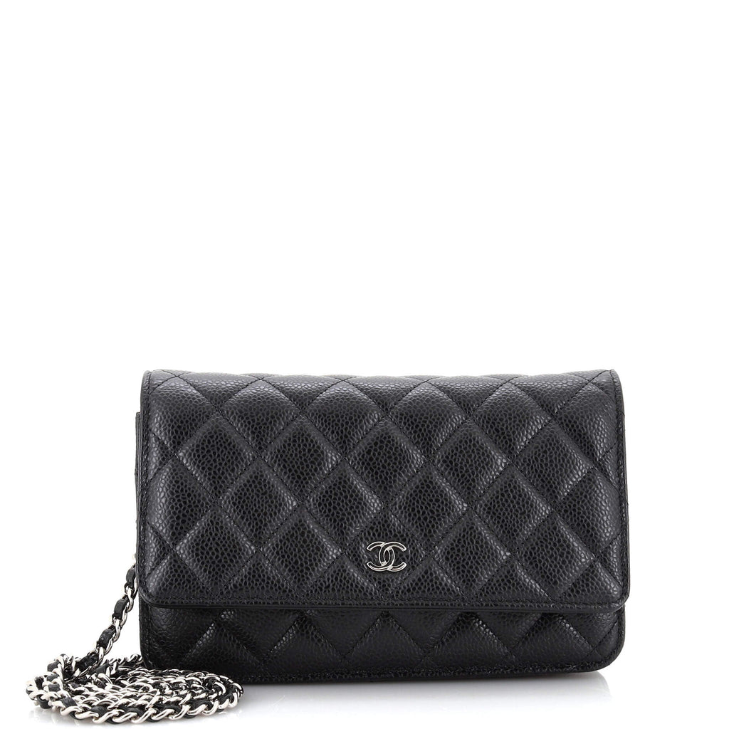 Chanel Wallet on Chain Quilted Caviar Black 214930304