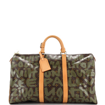 Louis Vuitton Keepall Bag Limited Edition Monogram Graffiti 50