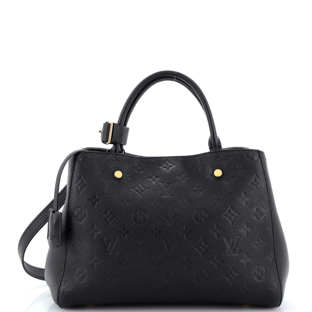 Louis Vuitton Black Empriente Monogram Montaigne Handbag - PreLoved  Treasures