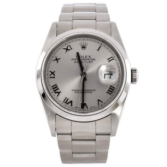 Rolex Oyster Perpetual Datejust Automatic Watch Stainless Steel 36