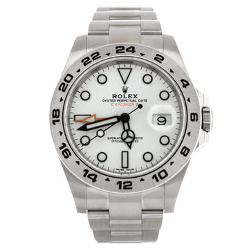 Rolex Oyster Perpetual Explorer II Automatic Watch Stainless Steel 42
