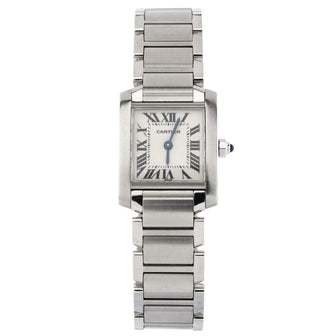Cartier Tank Francaise Quartz Watch Stainless Steel 20