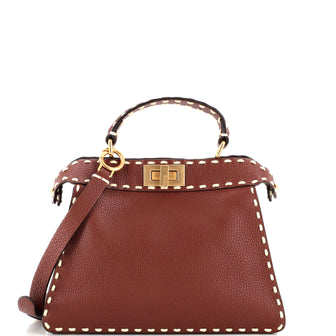 Fendi Selleria Peekaboo ISeeU Bag Leather Small